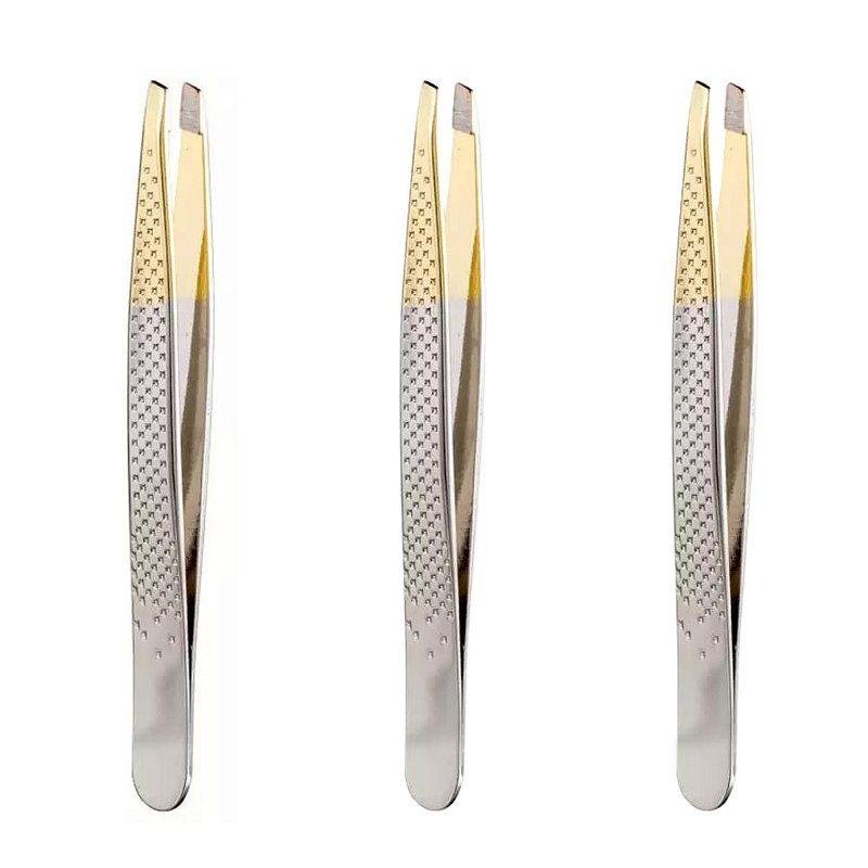 KIT PINÇAS SILVER GOLD ENOX BELLIZ DIAGONAL REF. 1701 C/3 KIT PINÇAS SILVER GOLD ENOX BELLIZ DIAGONAL REF. 1701 C/3