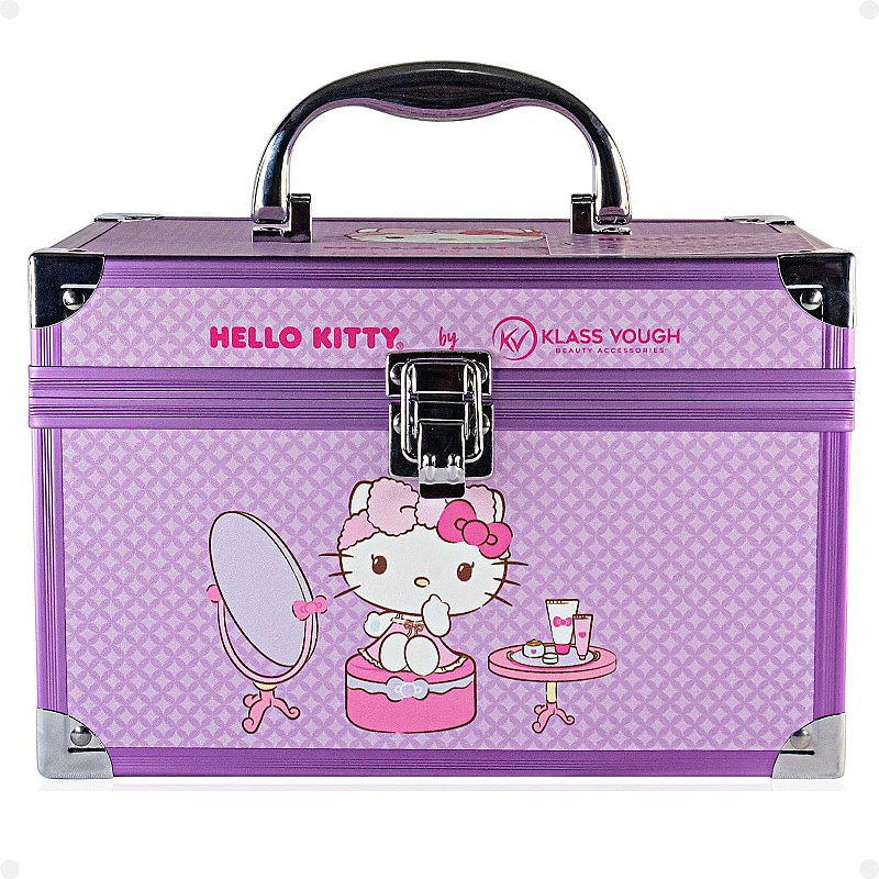Maleta Estampada Hello Kitty by Klass Vough Lilás Dbhk-01l