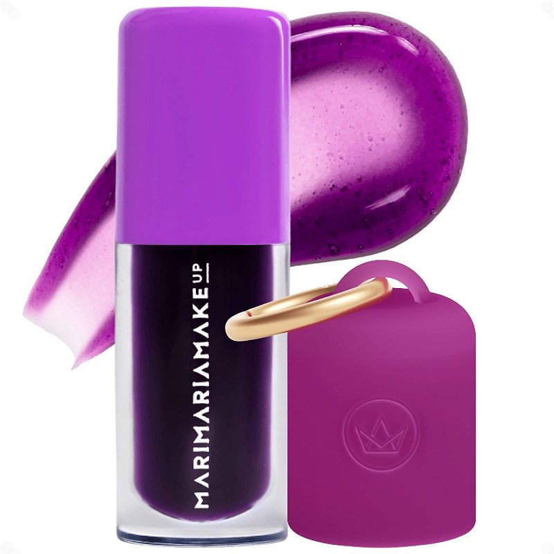 Kit Mari Maria Makeup: Lip Oil Juice Açaí e Case Açaí - Teruya