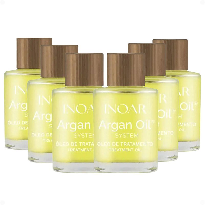Kit Inoar Argan Oil: 6 Óleo De Tratamento 7ml - Teruya - Cosméticos e ...