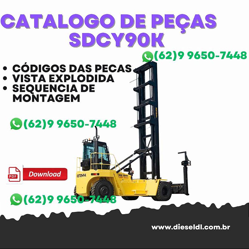 CATÁLOGO DE PEÇAS MANIPULADOR SDCY90K SANY - DieselDL