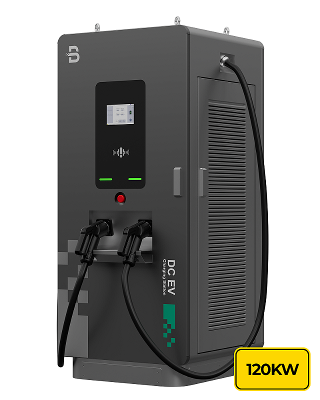 Carregador EV DC Duplo 120kw Estação de Carga Rápida - GTMax