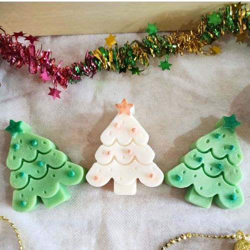 Kit Sabonete Árvore de Natal Lembrancinha (kit com 5)
