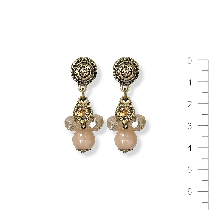 Brinco de cachinho nude - 11788
