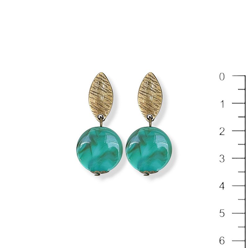 BRINCO RESINA TURQUESA 12378