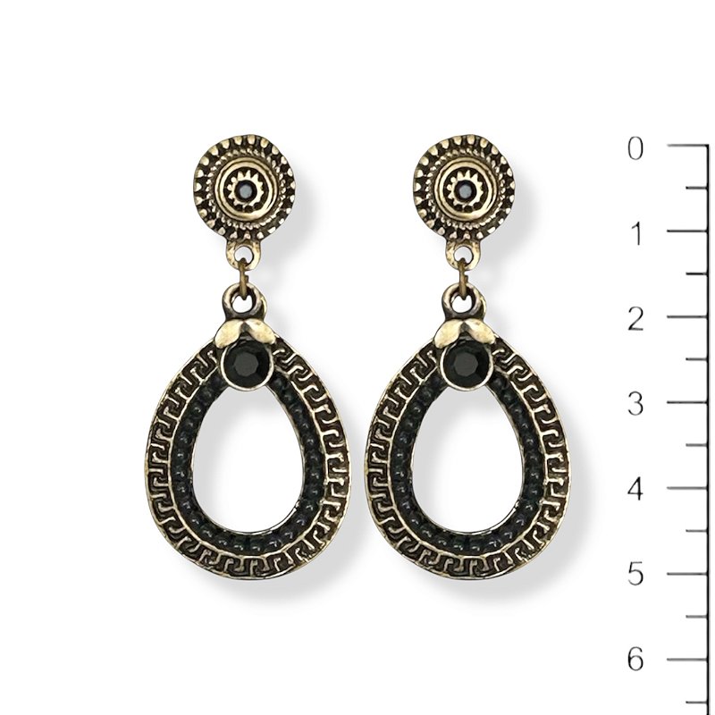 BRINCO GOTA PRETO 11868