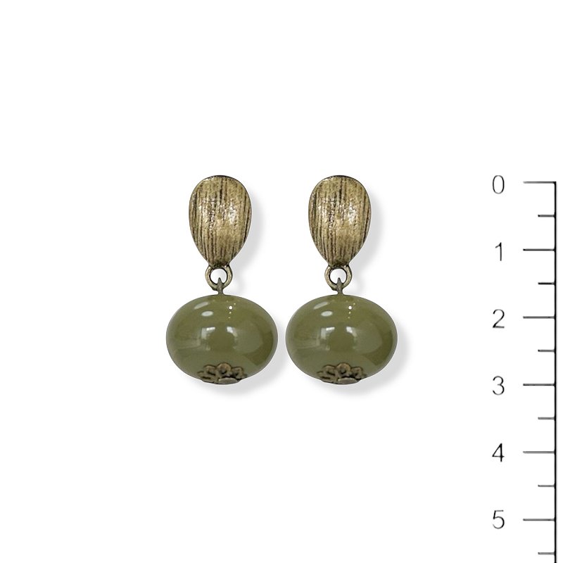 BRINCO RIVOLI DE RESINA - VERDE OLIVA 12515