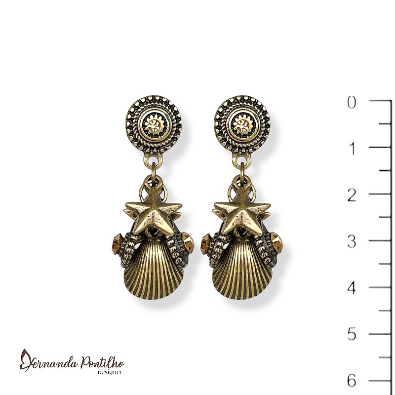 Brinco cachinho fundo do mar - 12753