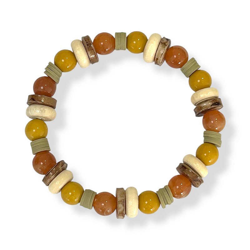 Pulseira de contas coloridas - 12796