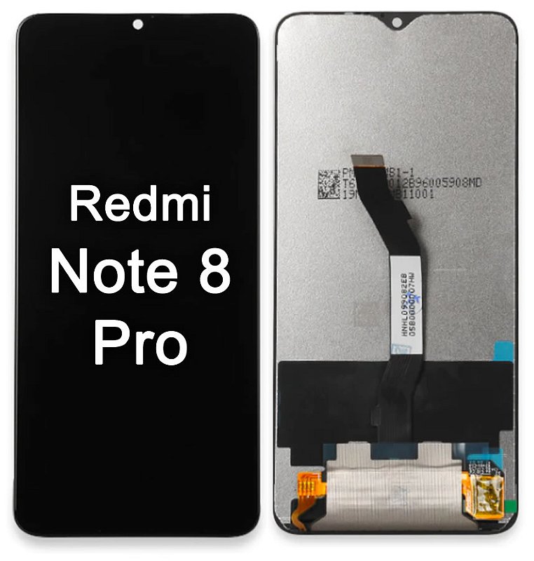 TELA REDMI NOTE 8 PRO sem aro - AMERICANO — frontal completo com touch