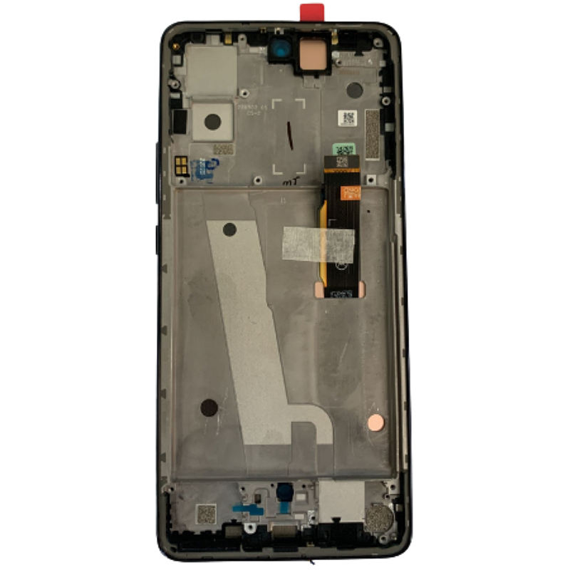TELA MOTO EDGE 30 PRATA com aro AMOLED - NACIONAL AMERICANO — frontal completo com touch — imagem 1