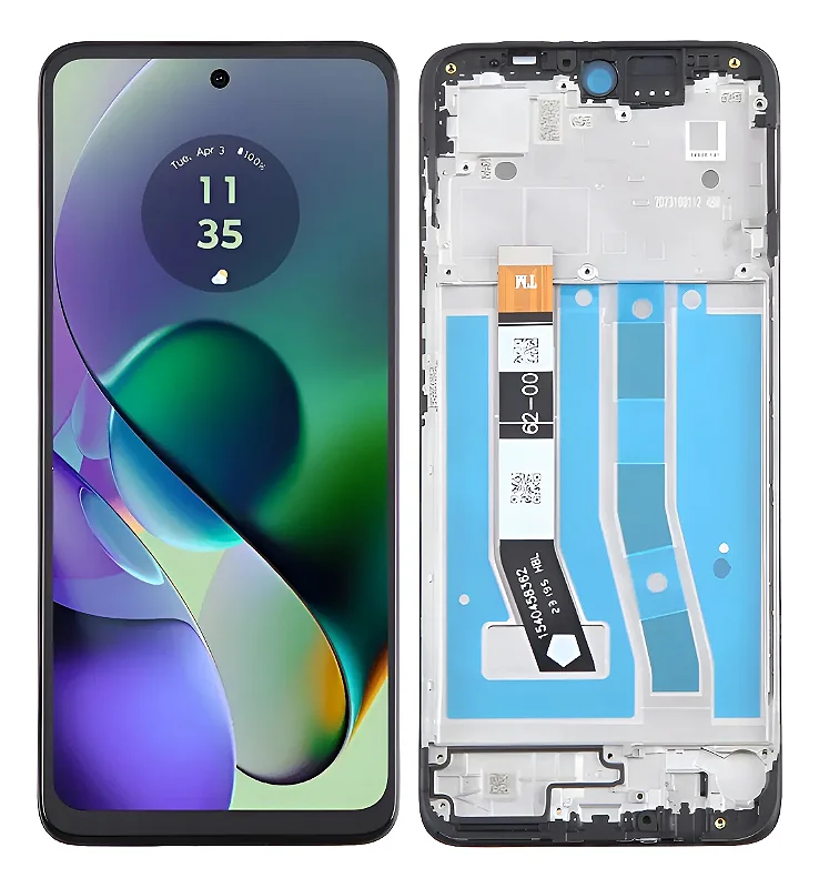 TELA MOTO G32 com aro - AMERICANO — frontal completo com touch