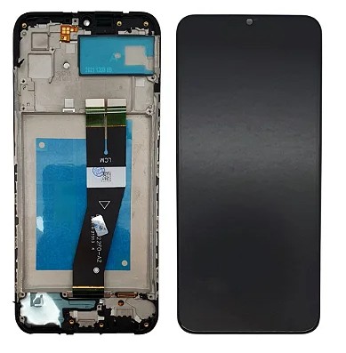 TELA SM-A03 A035 com aro - AMERICANO — frontal completo com touch