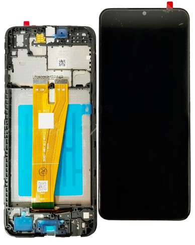 TELA SM-A04 A045 com aro - AMERICANO — frontal completo com touch