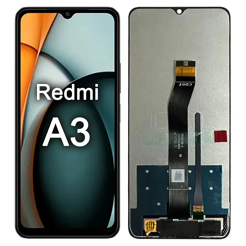 TELA REDMI A3/A3X/POCO C61 sem aro - AMERICANO — frontal completo com touch