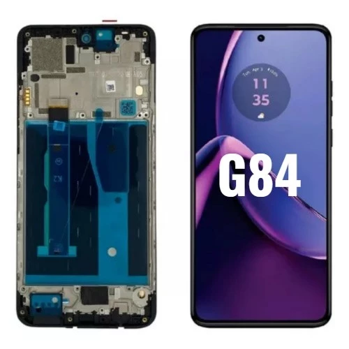 TELA MOTO G84 com aro AMOLED - NACIONAL DIAMONDS — frontal completo com touch — imagem 1