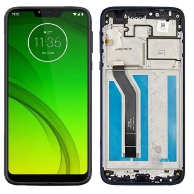 TELA MOTO G7 POWER com aro - AMERICANO — frontal completo com touch — imagem 1
