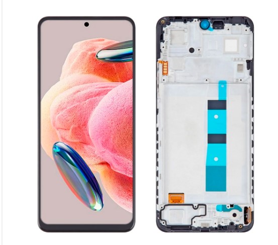 TELA REDMI NOTE 12 4G PRETO/POCO X5 com aro INCELL - VIVID — frontal completo com touch