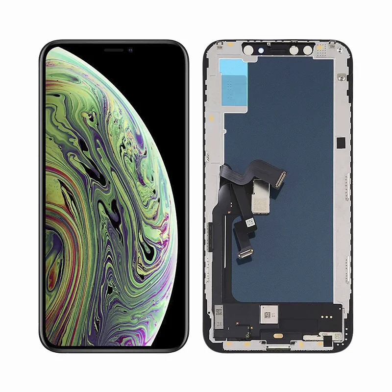 TELA IPHONE XS PRETO FHD - AMERICANO — frontal completo com touch — imagem 1