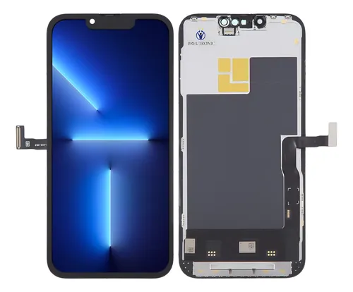 TELA IPHONE 13 PRO PRETO FHD - AMERICANO — frontal completo com touch — imagem 1