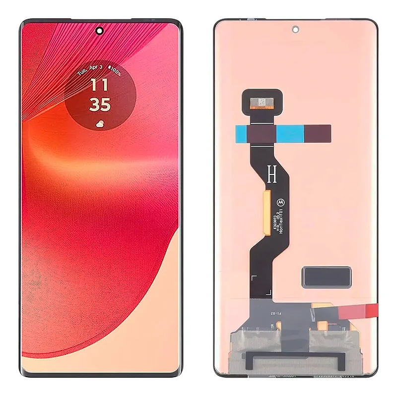 TELA MOTO EDGE 50 FUSION/G85 sem aro AMOLED - NACIONAL AMERICANO — frontal completo com touch