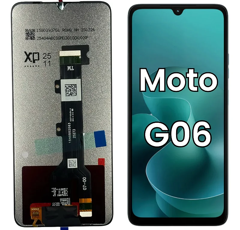 TELA MOTO G06 sem aro - AMERICANO — frontal completo com touch