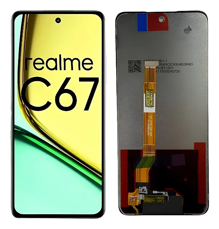 TELA REALME C67/C75 sem aro - DIAMONDS — frontal completo com touch