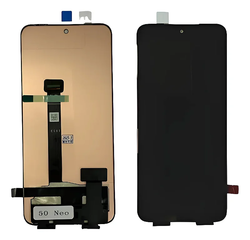 TELA MOTO EDGE 50 NEO sem aro AMOLED - NACIONAL DIAMONDS — frontal completo com touch — imagem 1