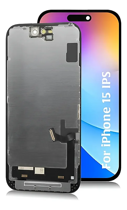 TELA IPHONE 15 PRETO HD - VIVID — frontal completo com touch