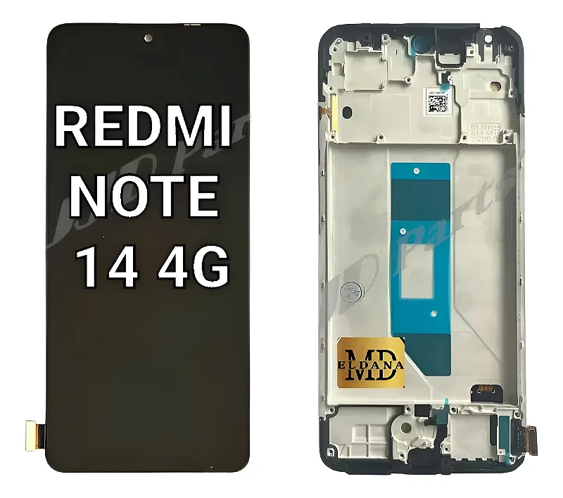 TELA REDMI NOTE 14 4G com aro OLED - AMERICANO — frontal completo com touch