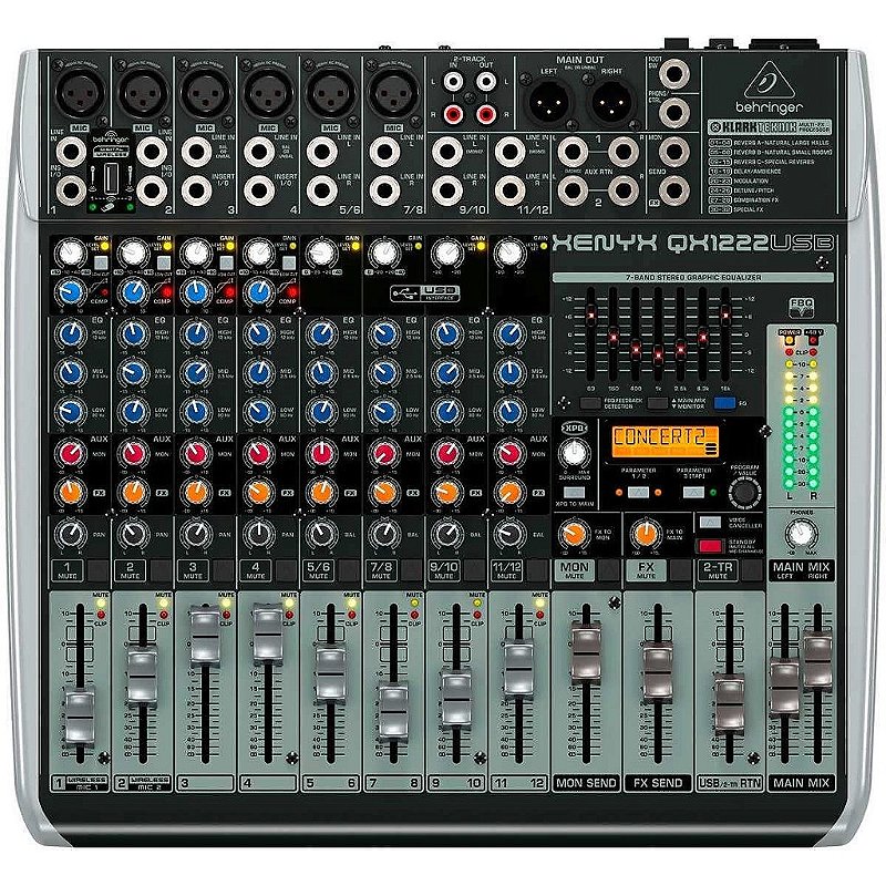MESA BEHRINGER XENYX QX602MP3 220V - MESA BEHRINGER XENYX