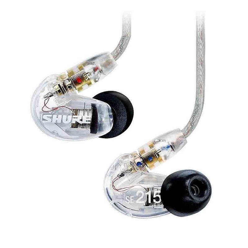 Fone de Ouvido In-Ear sem Fio SE215-CL (Transparente) SHURE