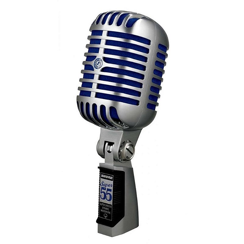 Microfone Vocal Super 55 Clássico - SHURE - Kalifa Áudio Som