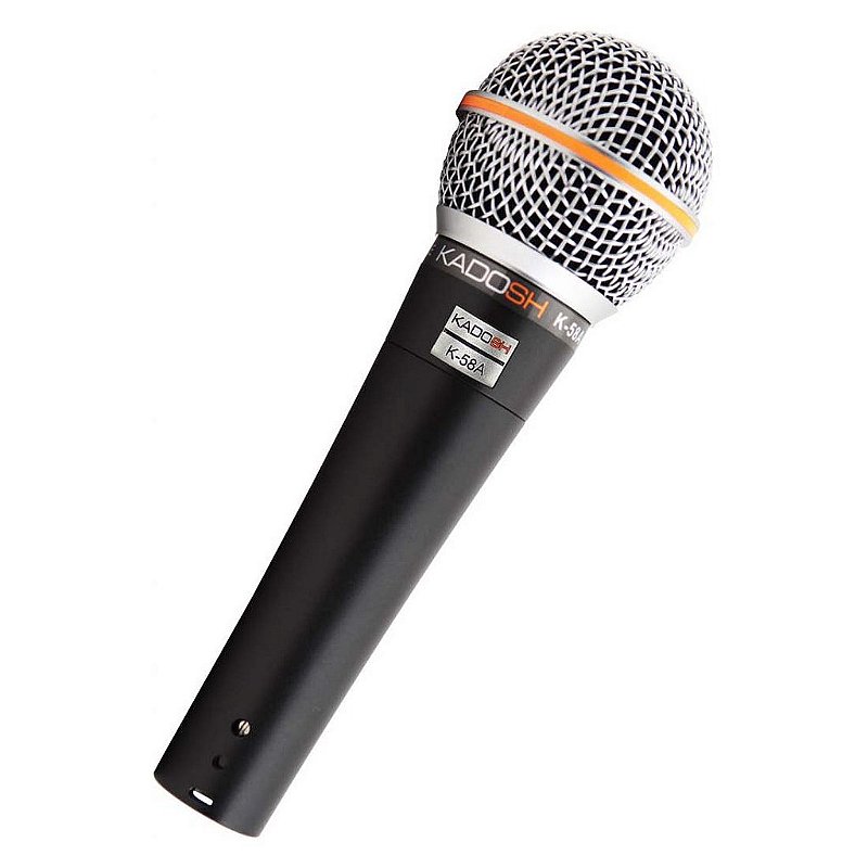 k-mon Microfone Vocal com Fio K-58A - KADOSH - Kalifa Áudio Som Profissional
