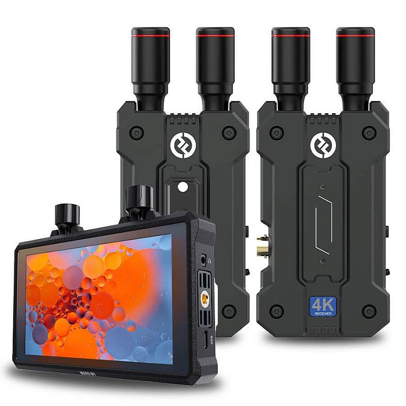 [フード付き]Hollyland MARS M1 Enhanced 5.5インチ Hollyland Mars M1 5.5 + Mars 4K | Monitor e Transmissor 4K - Loja