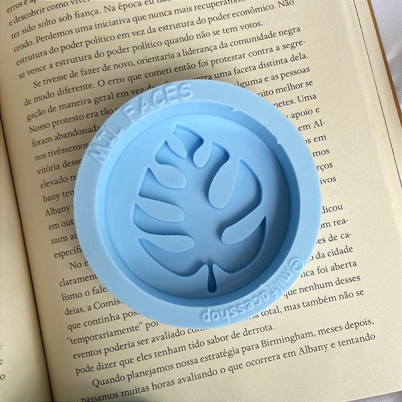 Molde Silicone Sabonete Redondo Costela Adão S107