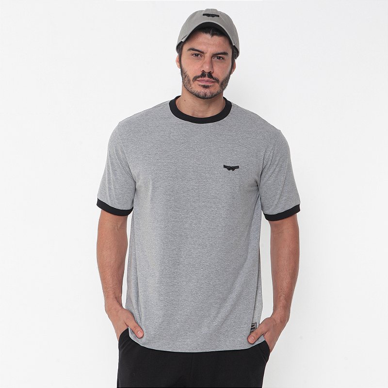 Camiseta Cinza Mescla Bravuh