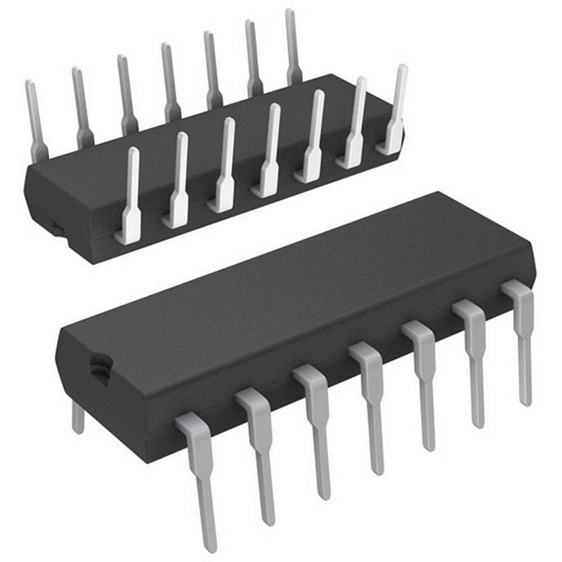 CI CD40106BE CMOS 6 Inversores Schmitt Trigger 14 Pinos DIP - FIND COMP ...