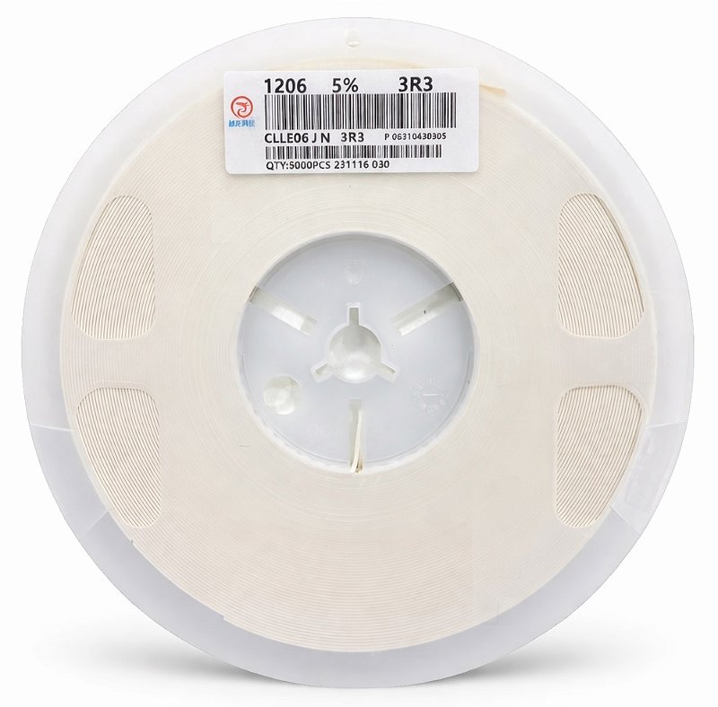 CLLE06JN3R3 Resistor SMD 3R3 (3.3Ω) 1206 5% – Carretel 5000 Unidades ...