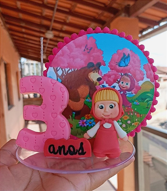 Vela Personalizada Topo de Bolo