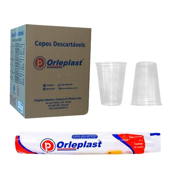 COPO PP TR ORLEPLAST 180ml C/ 2500 25X100