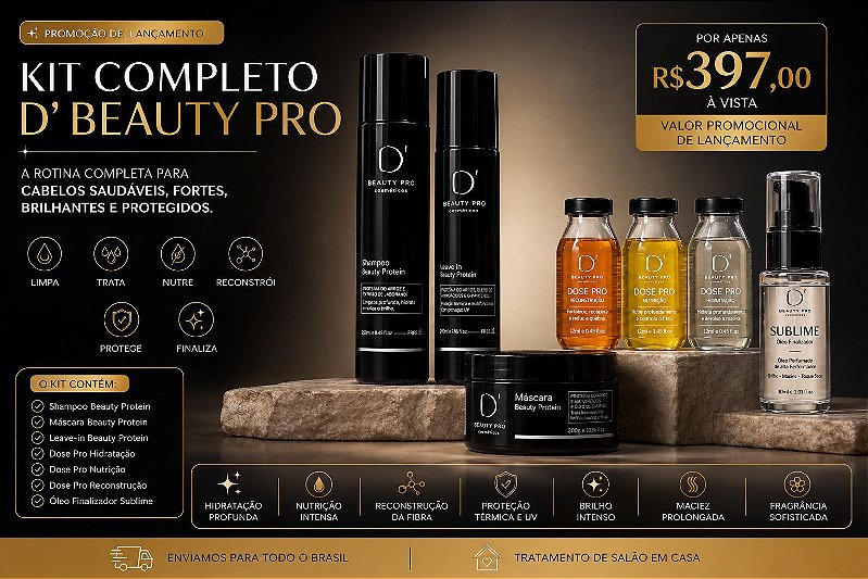 KIT COMPLETO D’ BEAUTY PRO