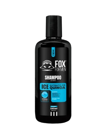 Shampoo Fox Ice Fresh 240ml – Refrescância Intensa e Limpeza