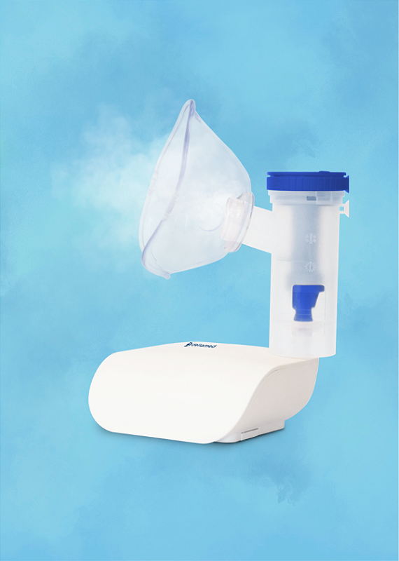 Nebulizador Inalador de Ar Comprimido Adulto e Infantil Dellamed