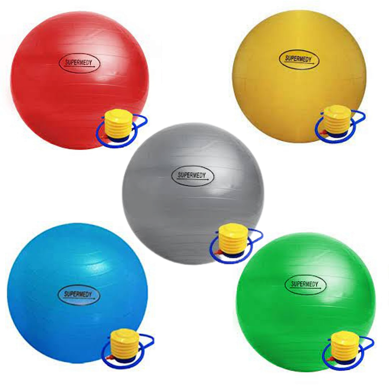 Bola de Exercício Tamanhos 45 cm a 85 cm Supermedy
