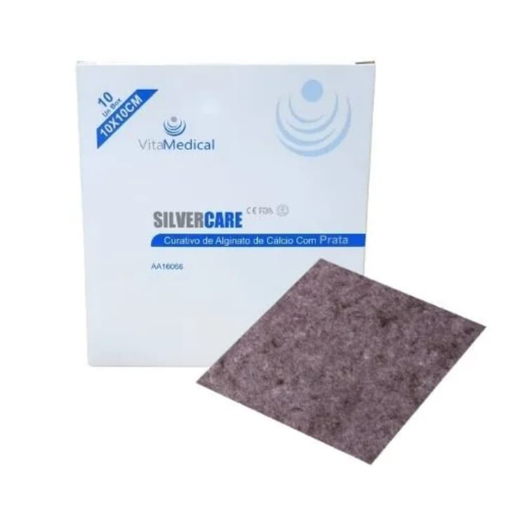 Curativo Alginato De Calcio C/Prata Vita Medical-Unidade