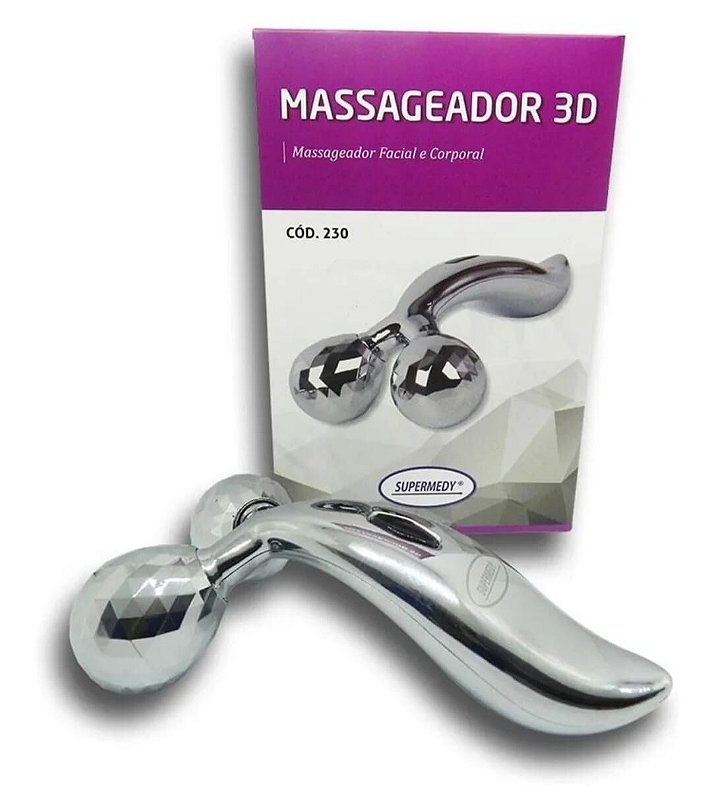 Massageador 3D Facial/Corporal Manual Supermedy