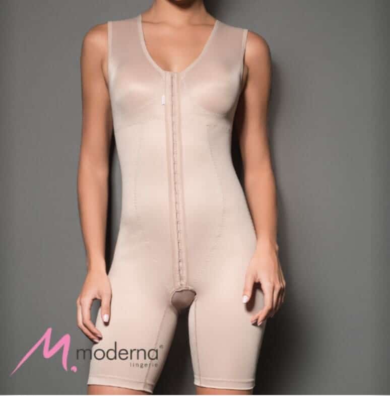 Modelador com Pernas abertura frontal e fecho duplo Cinta Moderna