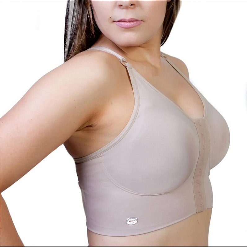 Sutiã Cirúrgico Com Abertura Frontal Anatômico Bioativa/Famara