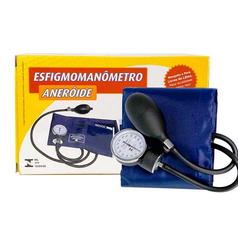 Esfigmomanômetro Aneróide Aparelho de Pressão Premium